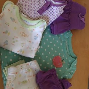 6 piece Carter’s 6-9 months bundle